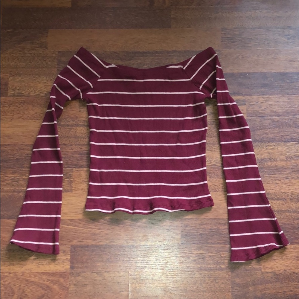 Rue 21 Bell Sleeve off the Shoulder Top